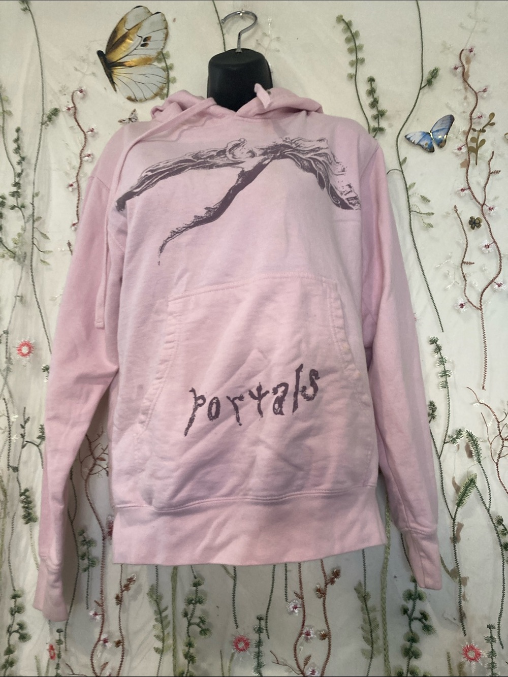 Portrails Melanie Martinez Concert Graphic Pink Pullover Hoodie
